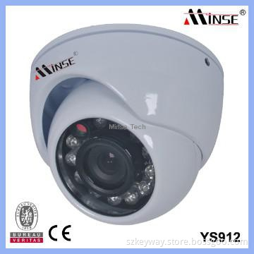 12 IR lens 10M distance of vandalproof dome mini surveillance camera